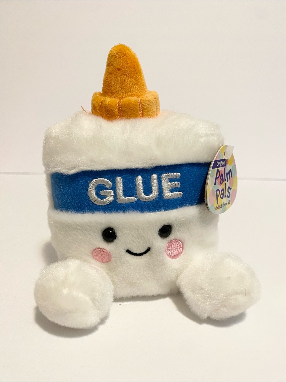 Palm Pals Glue Bottle Kawaii Aurora World Plush Stationary Stuffed Toy 5” NWT